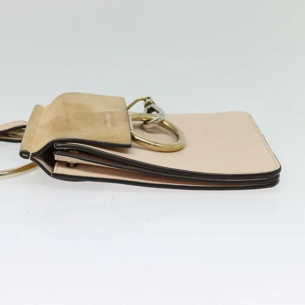Chloe Leather Fay Handbag Beige